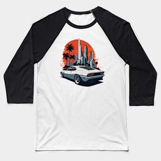 Cityt and Car Baseball T-Shirt